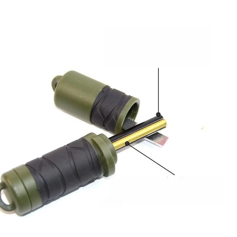 NEW Multi Functional Outdoor Durable Flint Fire Rod with Pointer Camping Car Waterproof EDC Tool