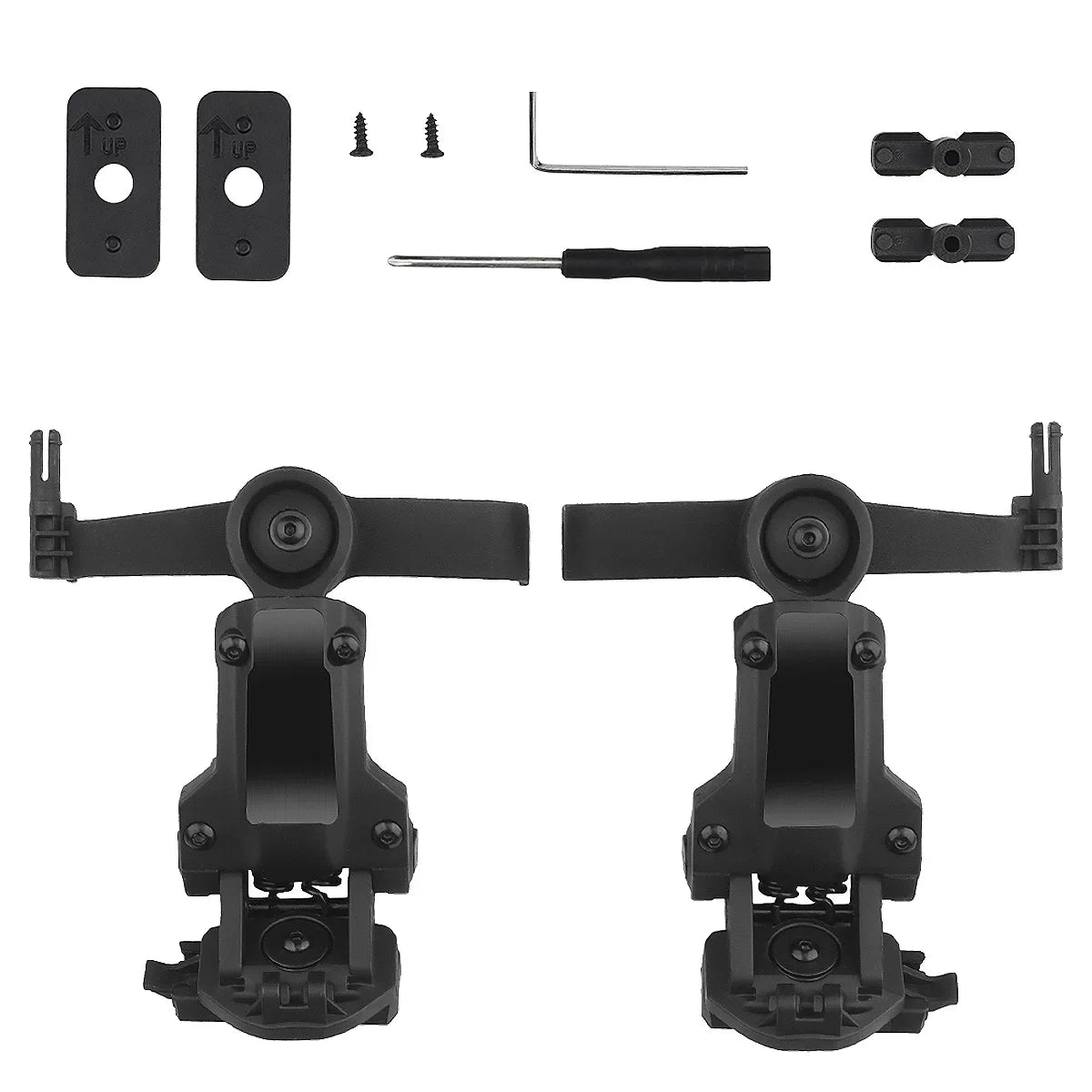 Tactical Helmet Headphone Rail Adapter OPS CORE ARC/Wendy M-LOK  Helmet Mount Suitable for Tactical COMTAC III Shooting Headset