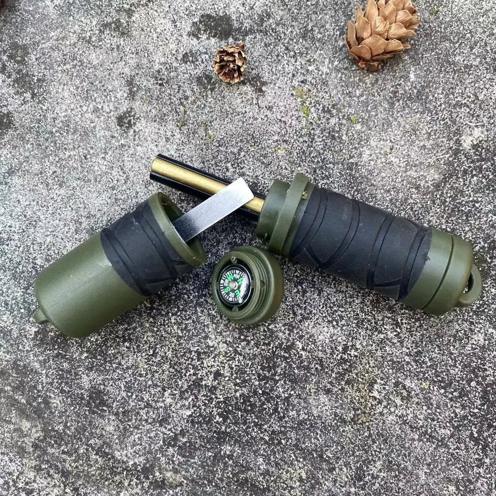 NEW Multi Functional Outdoor Durable Flint Fire Rod with Pointer Camping Car Waterproof EDC Tool