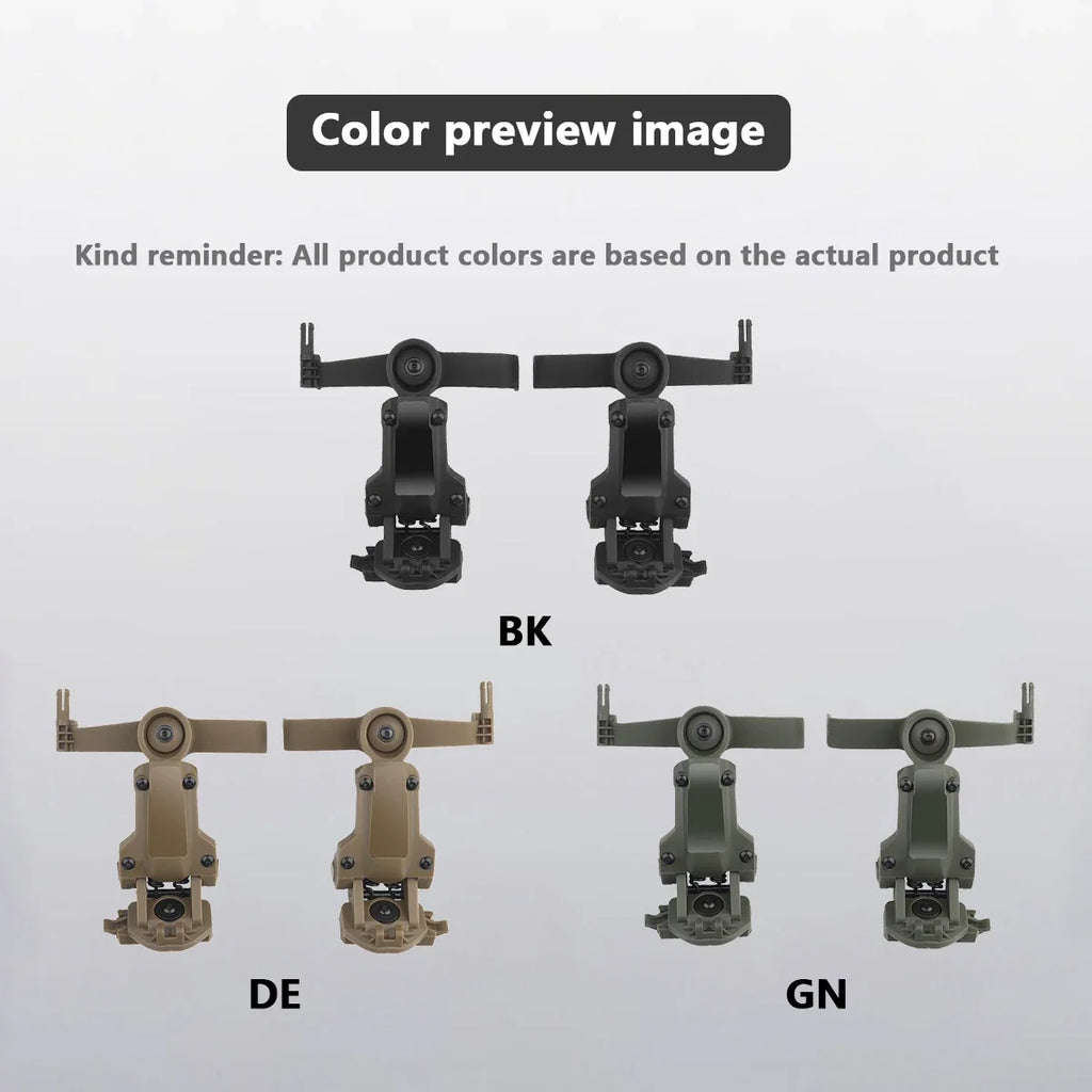 Tactical Helmet Headphone Rail Adapter OPS CORE ARC/Wendy M-LOK  Helmet Mount Suitable for Tactical COMTAC III Shooting Headset