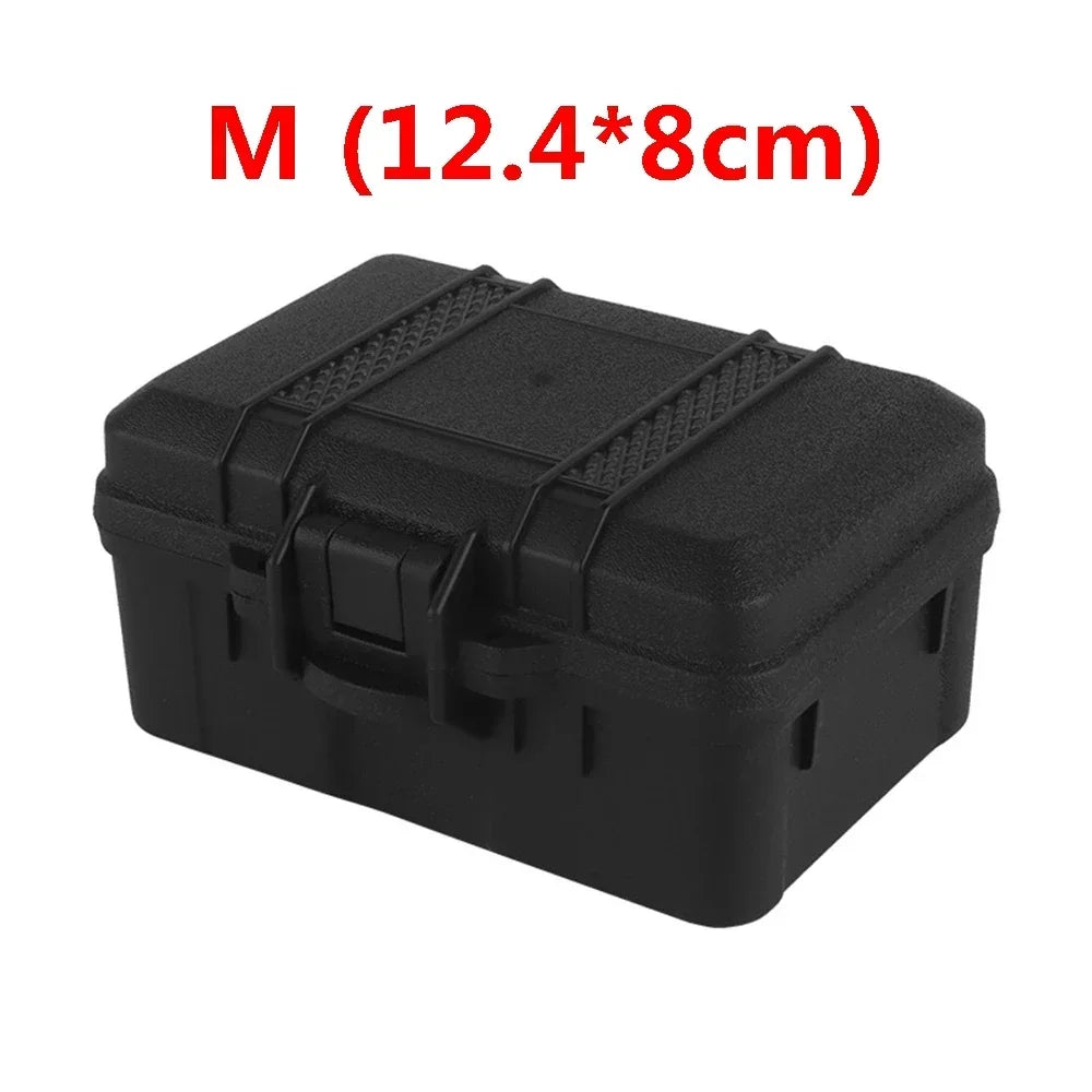 Tactical Storage Box Two Size Outdoor Multifunction Versatile Laser Protective EDC Medicine Flashlight Waterproof Storage Case
