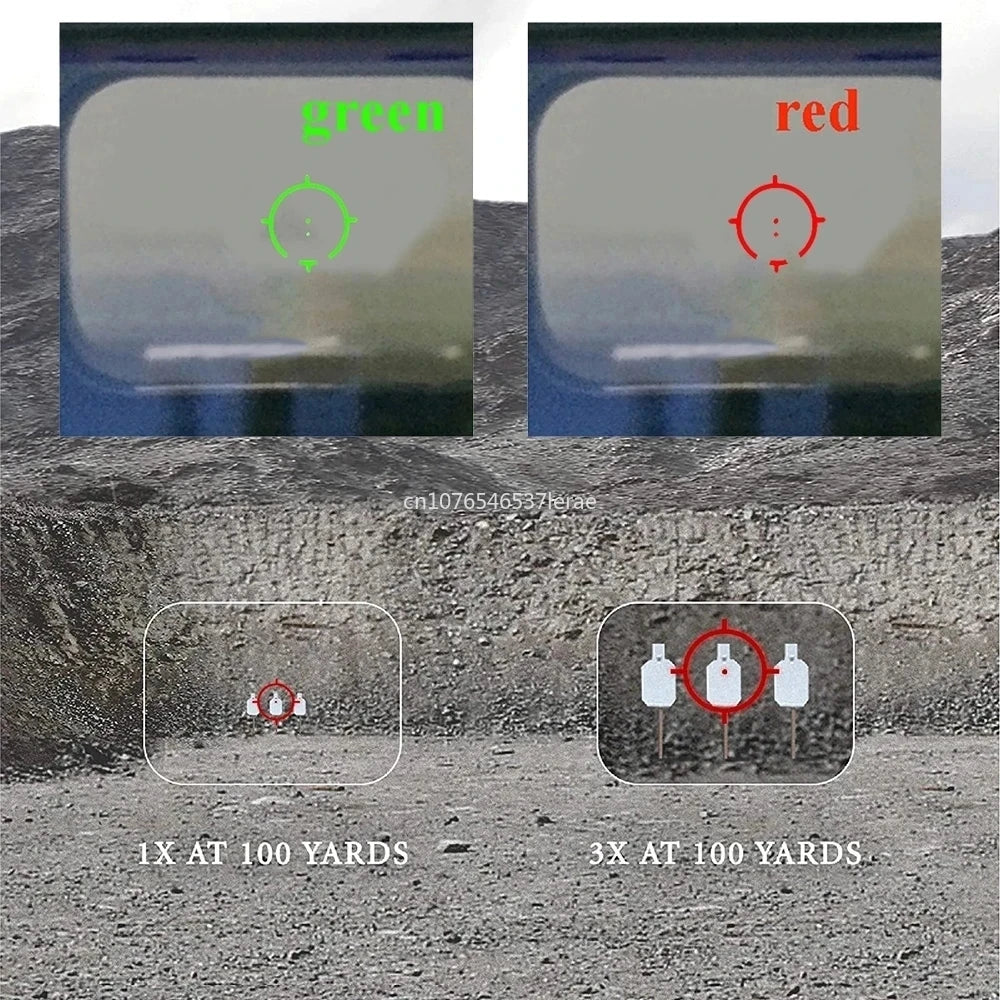Hot Sale 558 Holographic Collimator Red Dot Sight G43/G33 3X G45 5X Magnifier Airsoft Hunting Gear W/20mm Rail Mounts & QD Lever