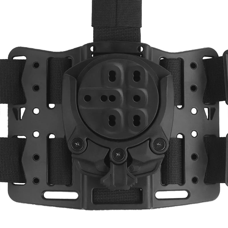 360 Degree Rotating Modular Pistol Holster Adapter Drop Leg Platform Hunting Airsoft Shooting Gear Quick Mount Accessory