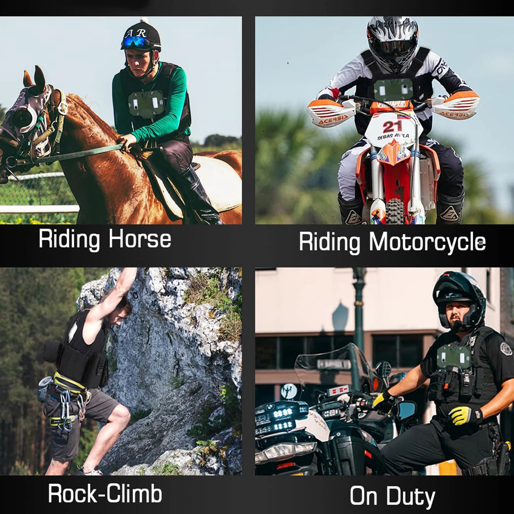 Foldable Navigation Phone Holder Board Tactical Plate Carrier Vest Attachments Universal Phone Chest Mount for Screen  Molle New