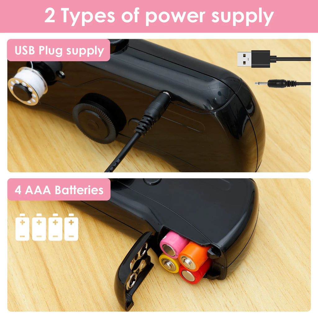 Handheld Sewing Machine With Thread Sewing Kit Quick Repair Mini Sewing Machine for Quilting Enthusiast Beginner Home Repairs