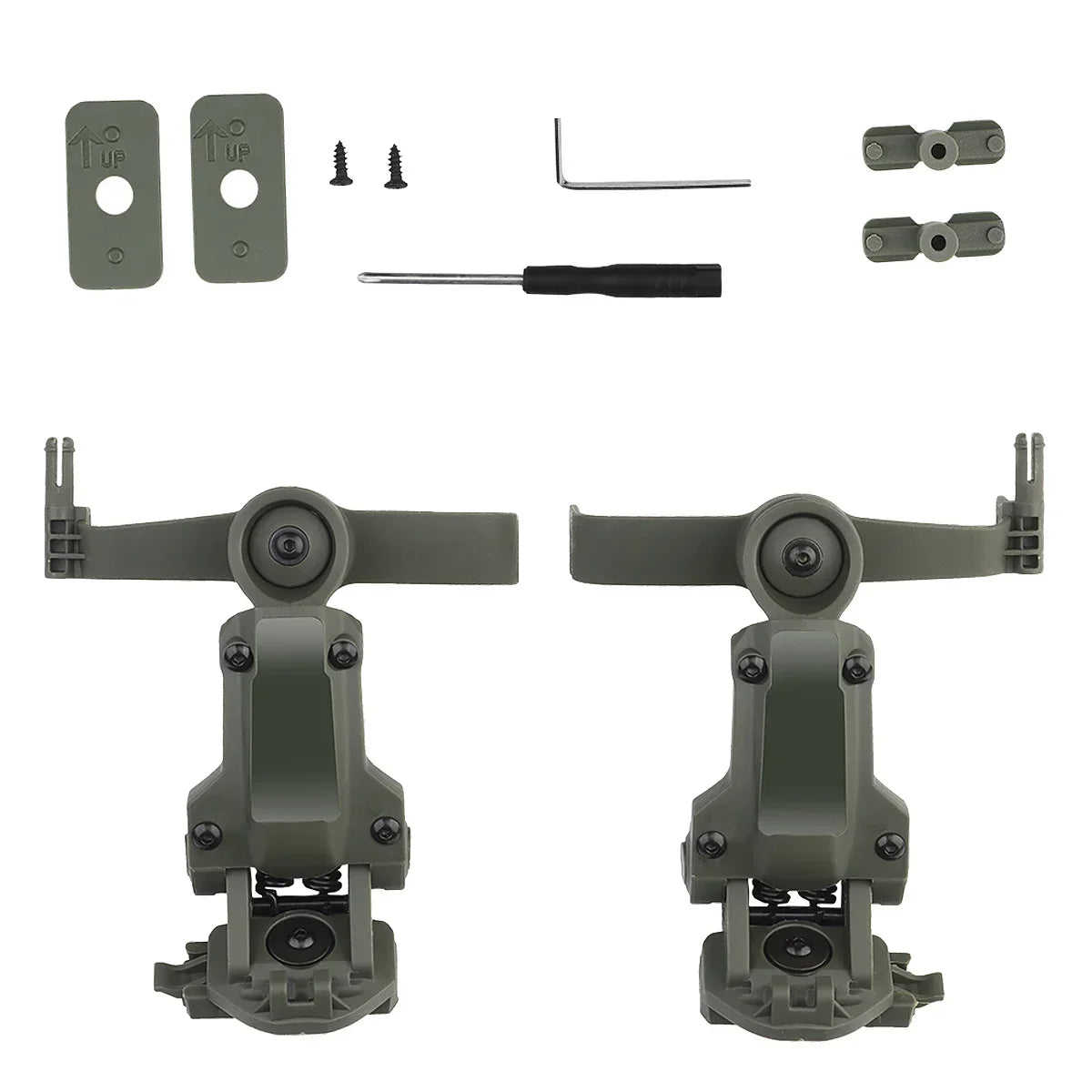 Tactical Helmet Headphone Rail Adapter OPS CORE ARC/Wendy M-LOK  Helmet Mount Suitable for Tactical COMTAC III Shooting Headset