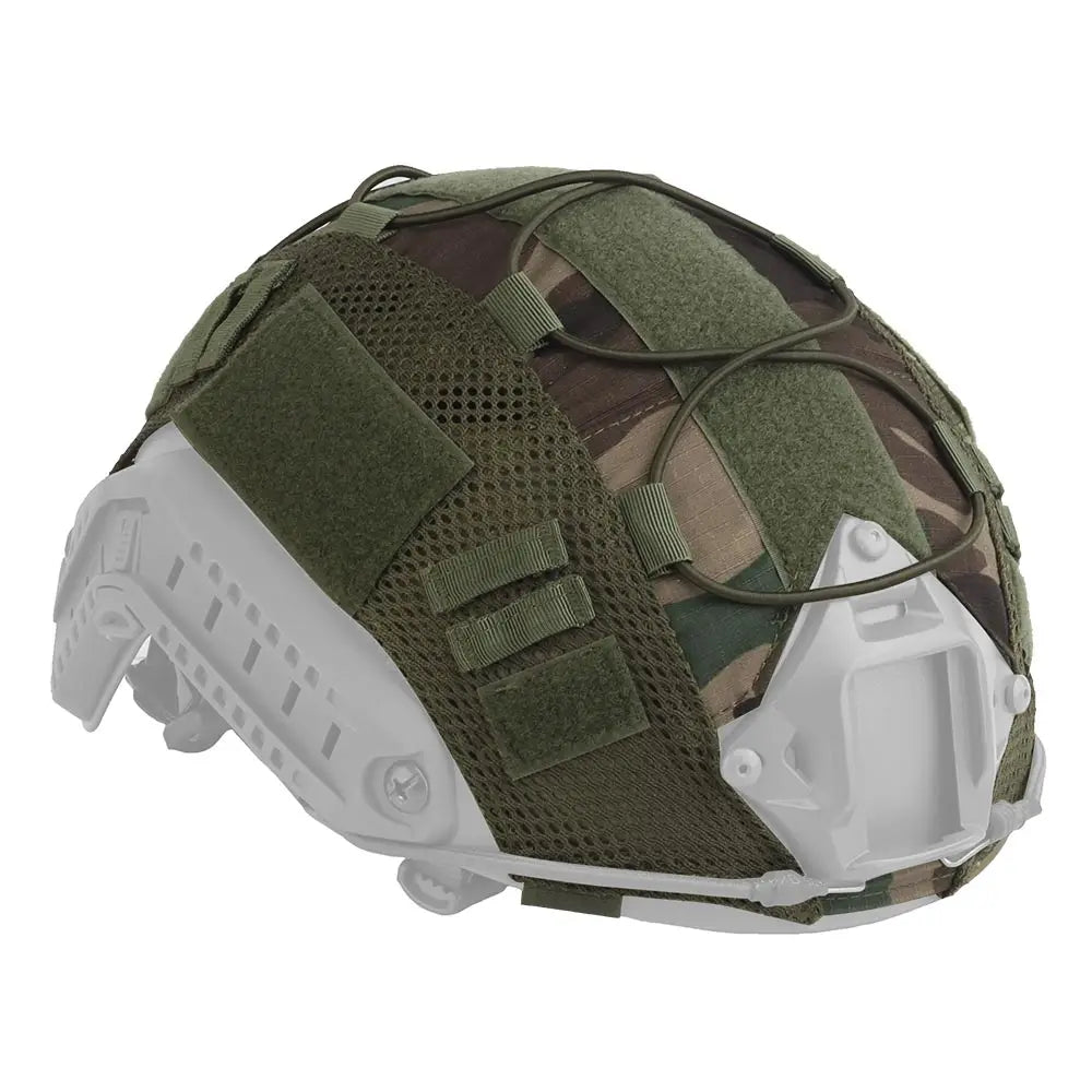 Tactical Helmet Cover for Fast MH PJ BJ OPS-Core Helmet Airsoft Paintball High-cut Helmet Cover camo with Elastic Cord