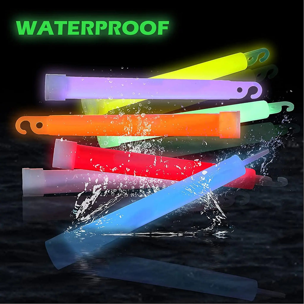 10PCS Ultra Emergency Bright 15CM Glow Sticks 12 Hour Camping Hiking Chem Glow Stick Lights for Parties Blackout Storm Ready Use