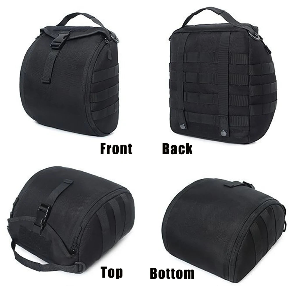 Tactical Fast Helmet Pack Helmet Storage Bag Outdoor Hiking Sports Motorcycle Cycling Carrying Pouch for Hunting Accessories